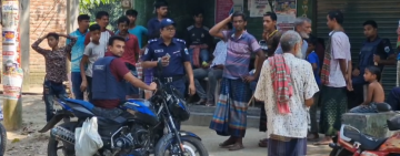 চাঁপাইনবাবগঞ্জের নাচোলে  বিএনপি'র দুই গ্রুপের সংঘর্ষ 
