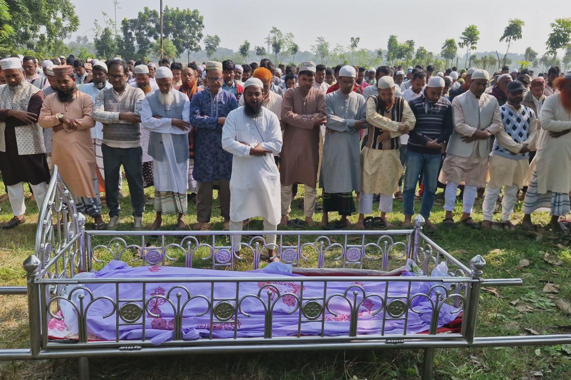 সময় টিভির  সহযোগী প্রযোজক সজলের দাফন সম্পন্ন 