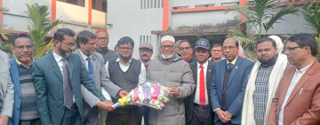 অধ্যাপক শাহজাহান মিঞার সঙ্গে নজেকশিসের নবনির্বাচিত কমিটির মতবিনিময়