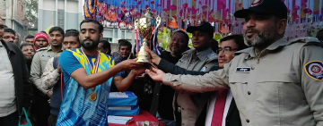 কানসাটে মাদকবিরোধী ভলিবল প্রতিযোগিতা অনুষ্ঠিত 