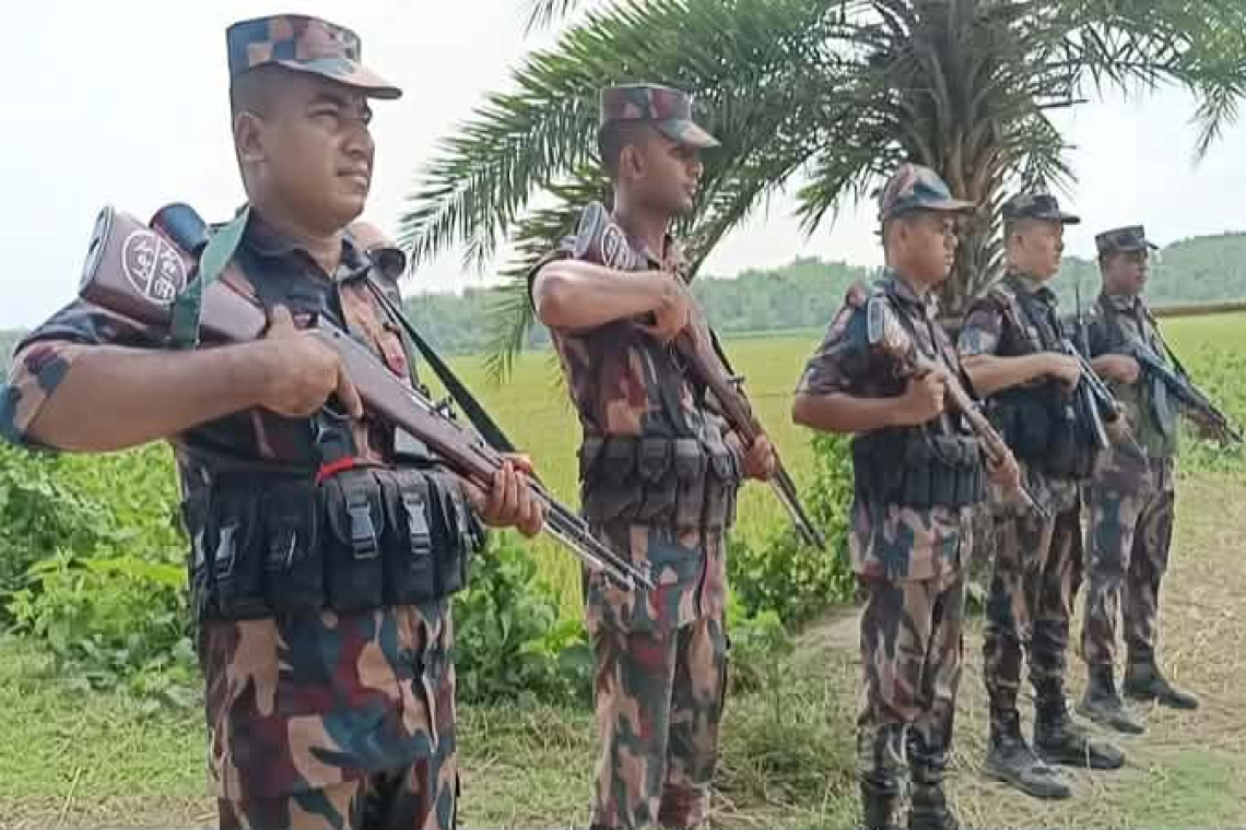 পশ্চিমবঙ্গের নির্বাচনী সহিংসতার প্রভাব: গোমস্তাপুর সীমান্তে বিজিবির টহল জোরদার