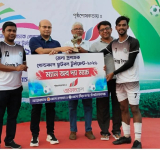 শিবগঞ্জের দাপুটে জয়, নাচোলকে ৪-০ গোলে হারাল
