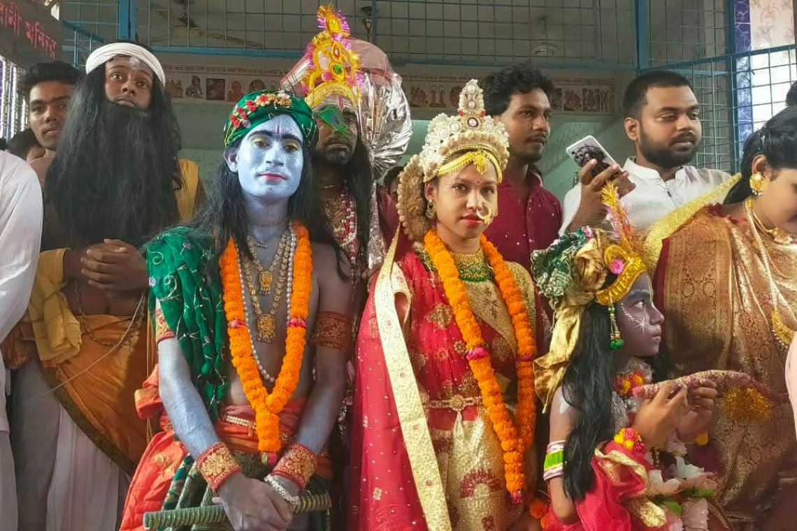 চাঁপাইনবাবগঞ্জে আনন্দ-উৎসবে শ্রীকৃষ্ণের জন্মাষ্টমী উদযাপন
