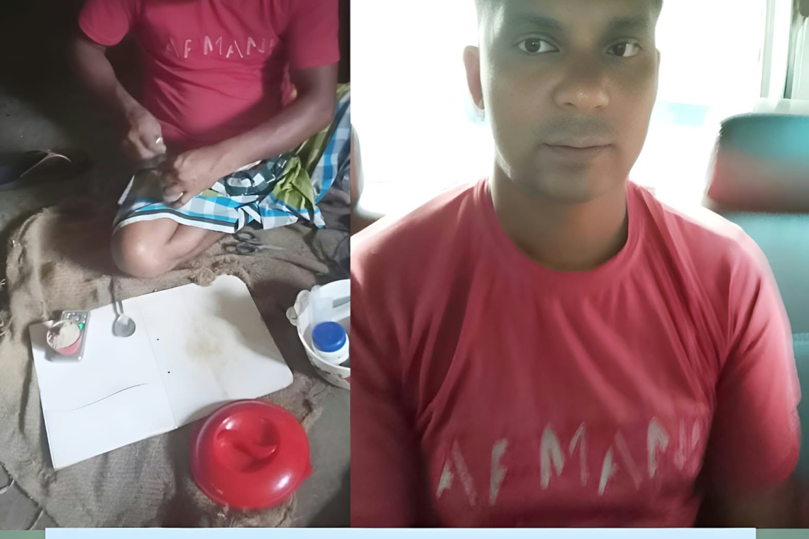 শিবগঞ্জে ৫০ গ্রাম  হেরোইনসহ যুবক গ্রেপ্তার